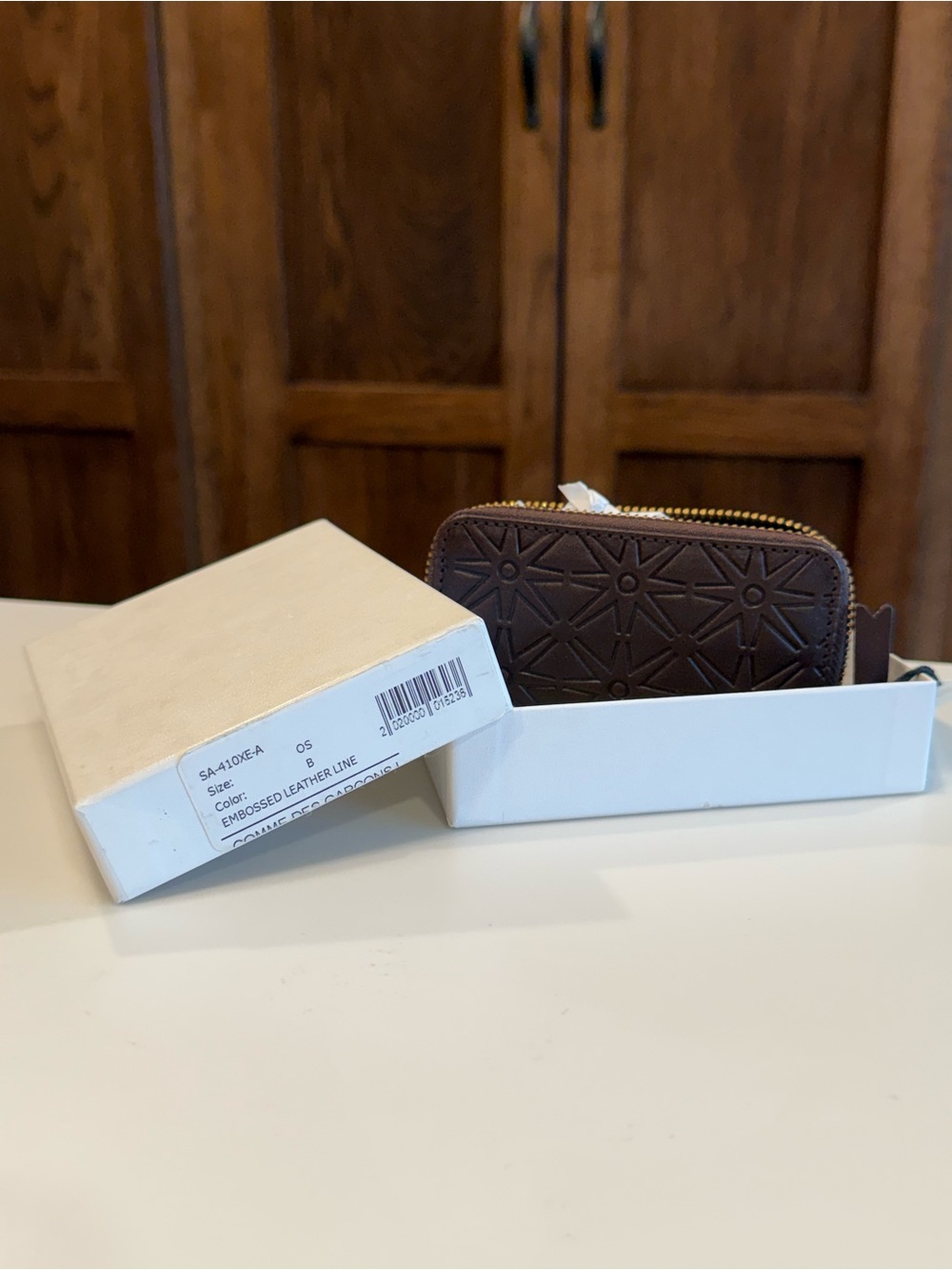 Comme des Garçons Wallet/Coin Purse – Embossed Leather Line SA410XE-A (NWT)